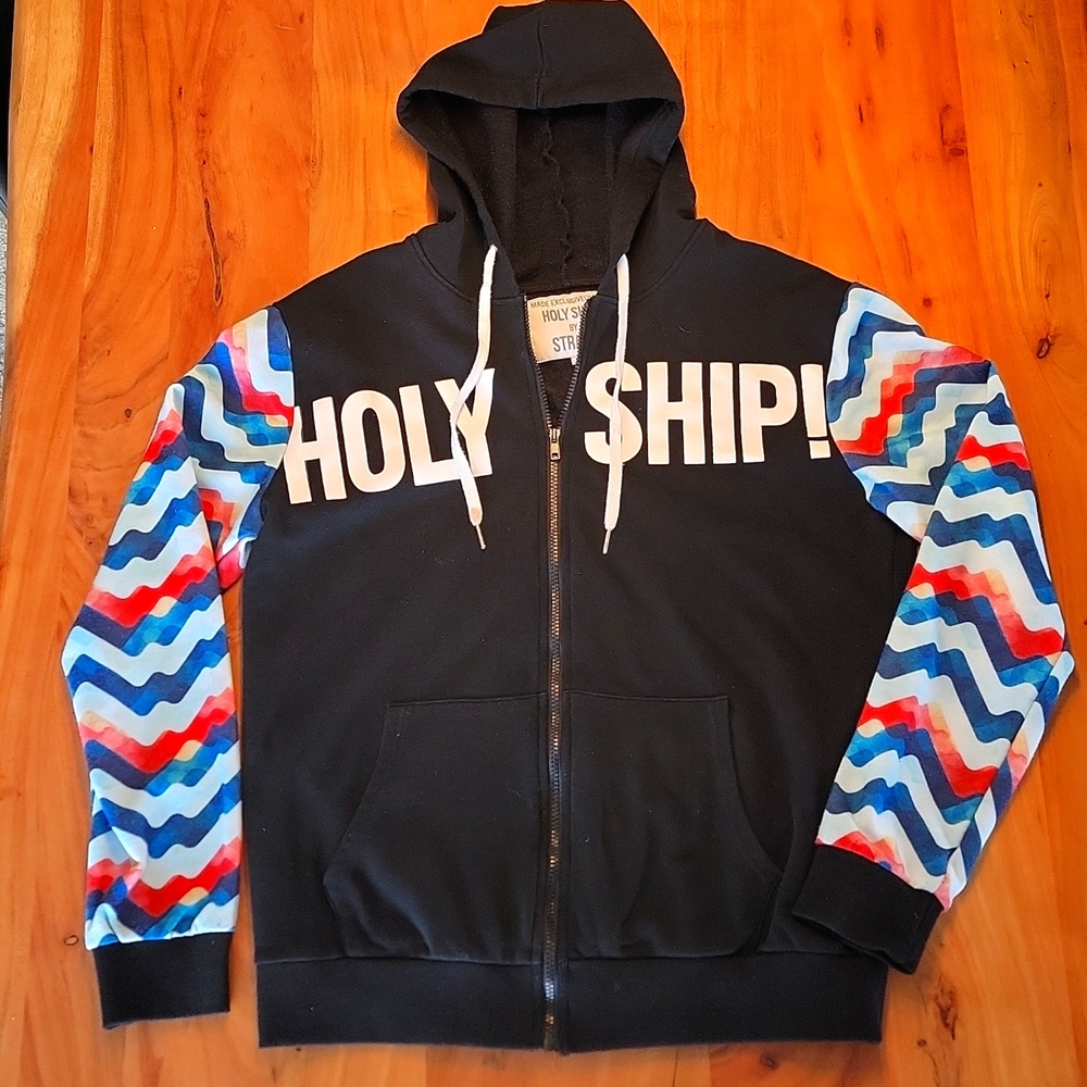 Holy Ship! Zip Up Hooded Sweatshirt